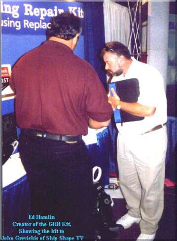 John Greviskis of Ship Shape TV at Boating Week 2000