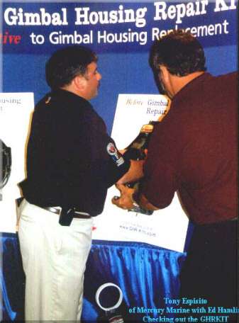 Tony Espisito of Mercury Marine at Boating Week 2000