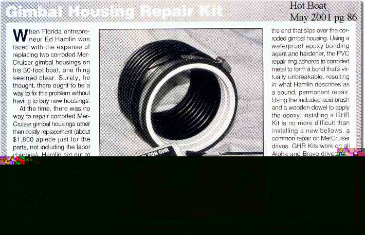 Hot Boat May 2001 page 86 GHRKit article scan