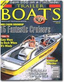 Trailer Boats magazine cover from June 2001